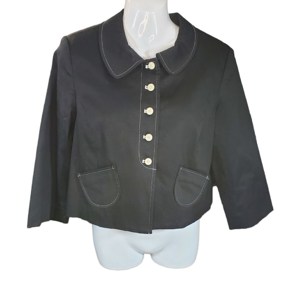 MARC BOUWER cropped Paris jacket S